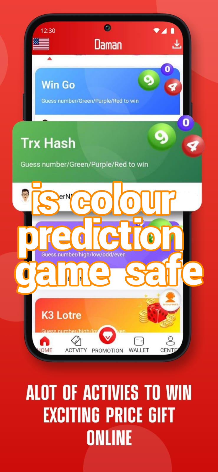 is colour prediction game safe Screenshots